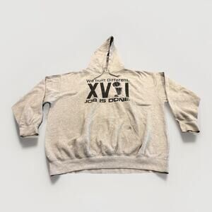 Kobe Bryant Mens Gray We Built Different XVII Job Is Done Pullover Hoodie 3XL